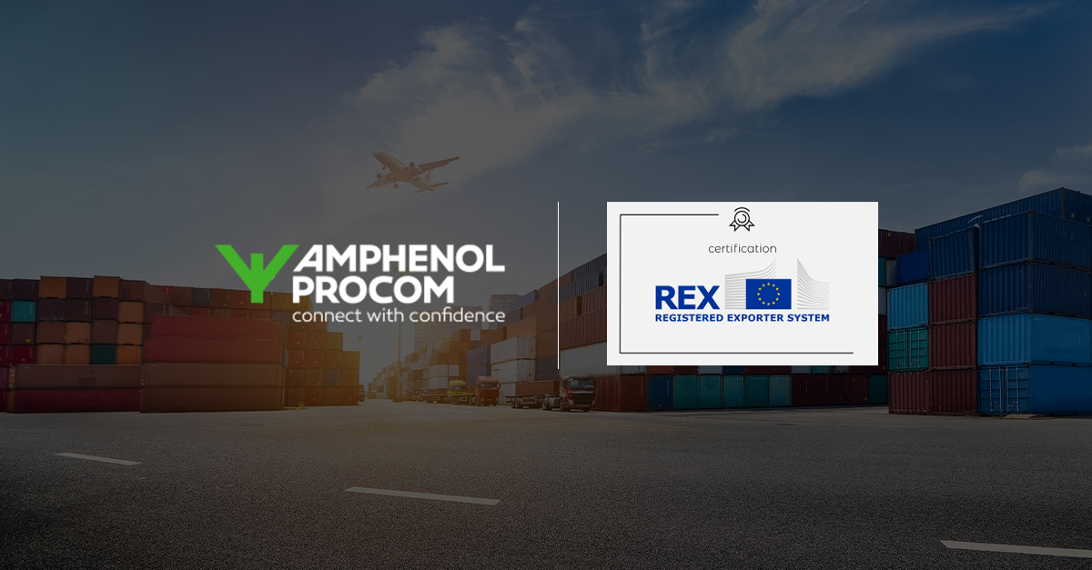 Exciting News: Amphenol Procom DK Achieves REX Status!